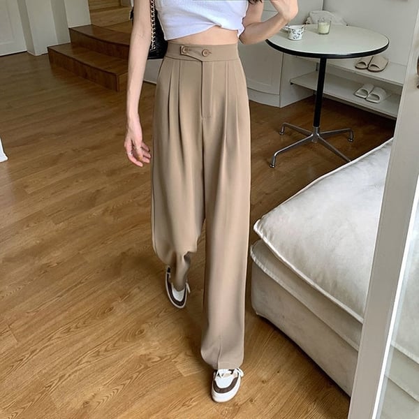 Woman's Casual Full-Length Loose Pants