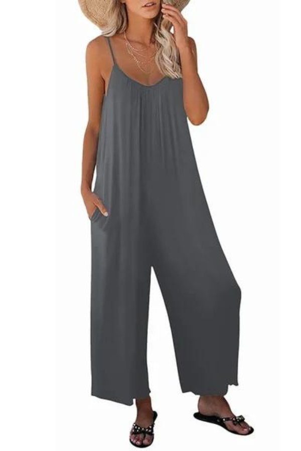 Women's Sleeveless Oversized Casual Jumpsuit